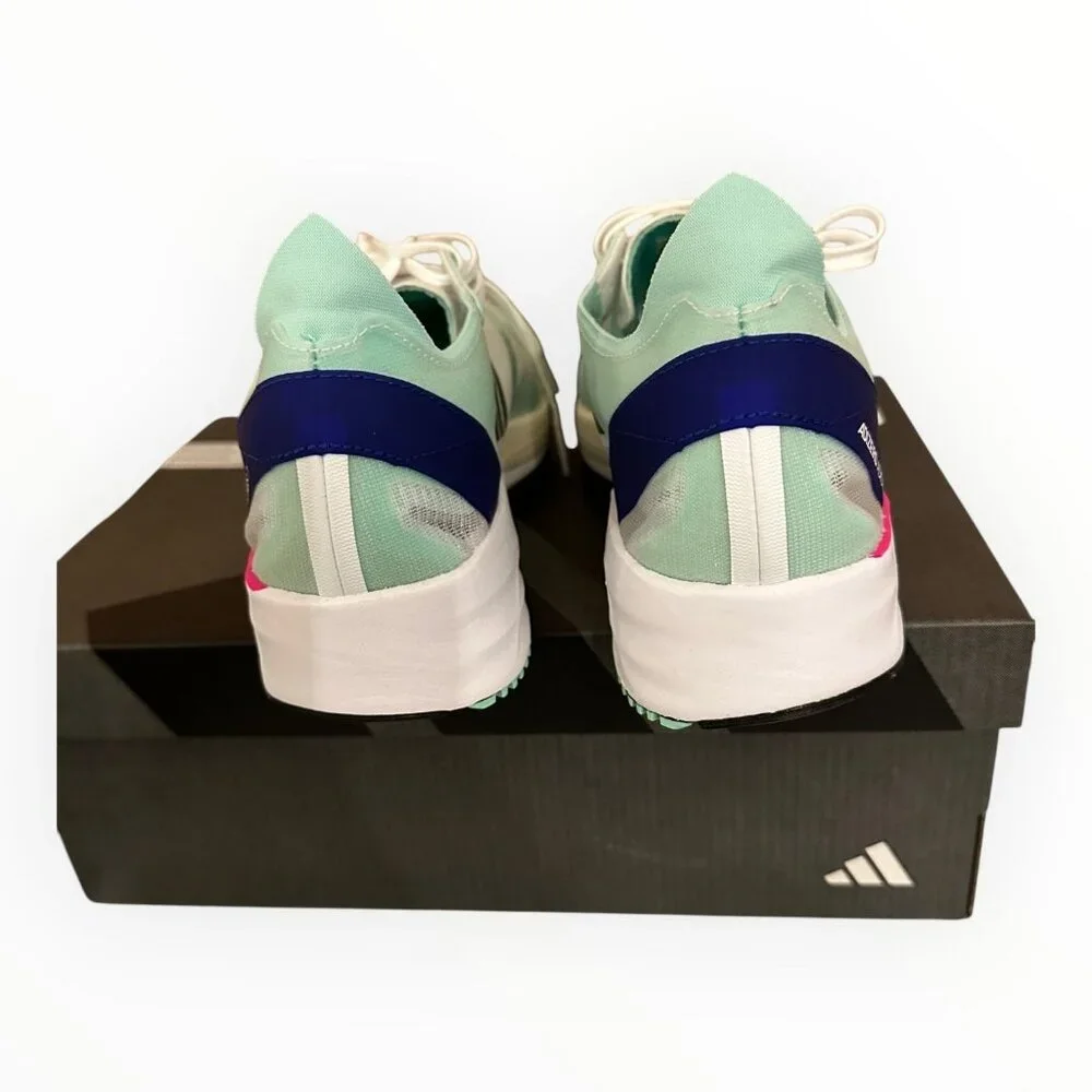 Adidas Adizero Adios 7 M Running Shoes Mint Sneaker Style GV9059 Men Size 10 US - Picture 12 of 16